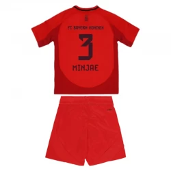 Kinder FC Bayern München Minjae #3 Heim Trikotsatz 2024/25 Fußballtrikot
