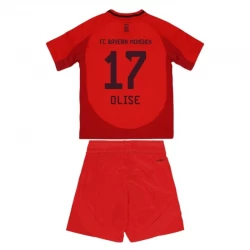 Kinder FC Bayern München Olise #17 Heim Trikotsatz 2024/25 Fußballtrikot