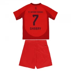 Kinder FC Bayern München Serge Gnabry #7 Heim Trikotsatz 2024/25 Fußballtrikot