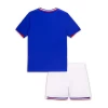 Kinder Frankreich Heim Trikotsatz EM 2024 Fußballtrikot
