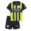 Kinder Manchester City Jack Grealish #10 Auswärts Trikotsatz 2024/25 Fußballtrikot
