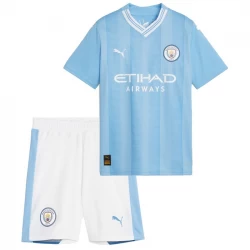 Kinder Manchester City Heim Trikotsatz 2023/24 Fußballtrikot