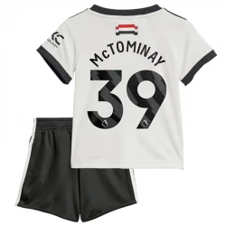 Kinder Manchester United McTominay #39 Ausweich Trikotsatz 2024/25 Fußballtrikot