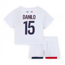 Kinder Paris Saint-Germain PSG Danilo #15 Auswärts Trikotsatz 2024/25 Fußballtrikot