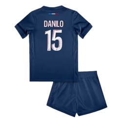 Kinder Paris Saint-Germain PSG Danilo #15 Heim Trikotsatz 2024/25 Fußballtrikot