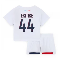 Kinder Paris Saint-Germain PSG Ekitike #44 Auswärts Trikotsatz 2024/25 Fußballtrikot