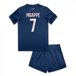 Kinder Paris Saint-Germain PSG Mbappe #7 Heim Trikotsatz 2024/25 Fußballtrikot