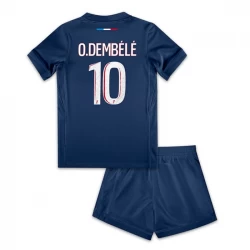 Kinder Paris Saint-Germain PSG O.Dembele #10 Heim Trikotsatz 2024/25 Fußballtrikot