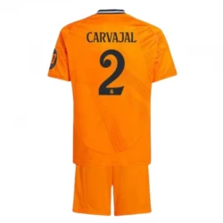 Kinder Real Madrid Carvajal #2 Auswärts Trikotsatz 2024/25 HP Fußballtrikot