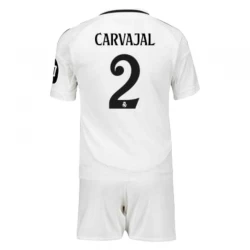 Kinder Real Madrid Carvajal #2 Heim Trikotsatz 2024/25 HP Fußballtrikot