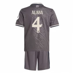 Kinder Real Madrid David Alaba #4 Ausweich Trikotsatz 2024/25 HP Fußballtrikot