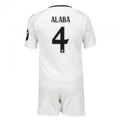 Kinder Real Madrid David Alaba #4 Heim Trikotsatz 2024/25 HP Fußballtrikot
