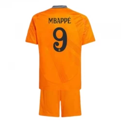 Kinder Real Madrid Mbappe #9 Auswärts Trikotsatz 2024/25 Fußballtrikot