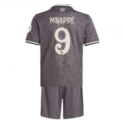 Kinder Real Madrid Mbappe #9 Ausweich Trikotsatz 2024/25 HP Fußballtrikot