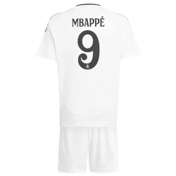Kinder Real Madrid Mbappe #9 Heim Trikotsatz 2024/25 Fußballtrikot
