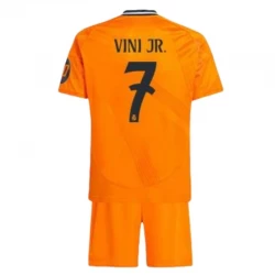 Kinder Real Madrid Vinicius Junior #7 Auswärts Trikotsatz 2024/25 HP Fußballtrikot