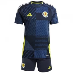 Kinder Schottland Heim Trikotsatz EM 2024 Fußballtrikot