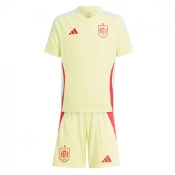 Kinder Spanien Auswärts Trikotsatz EM 2024 Fußballtrikot