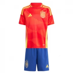 Kinder Spanien Heim Trikotsatz EM 2024 Fußballtrikot