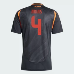 Kolumbien Arias #4 Auswärts Trikot Copa America 2024 Fußballtrikot