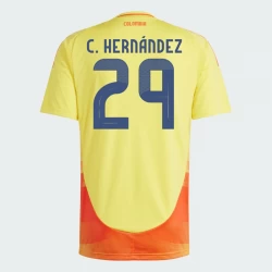 Kolumbien C. Hernandez #29 Heim Trikot Copa America 2024 Fußballtrikot