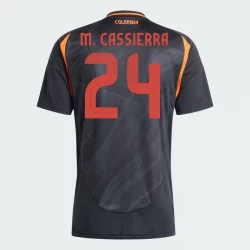 Kolumbien M. Cassierra #24 Auswärts Trikot Copa America 2024 Fußballtrikot