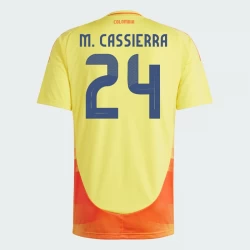 Kolumbien M. Cassierra #24 Heim Trikot Copa America 2024 Fußballtrikot