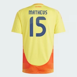 Kolumbien Matheus #15 Heim Trikot Copa America 2024 Fußballtrikot