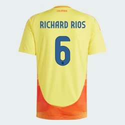 Kolumbien Richard Rios #6 Heim Trikot Copa America 2024 Fußballtrikot
