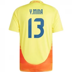Kolumbien Y. Mina #13 Heim Trikot Copa America 2024 Fußballtrikot