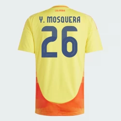 Kolumbien Y. Mosquera #26 Heim Trikot Copa America 2024 Fußballtrikot