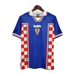 Kroatien Auswärts Trikot 1998 Retro Fußballtrikot