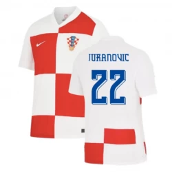 Kroatien Juranovic #22 Heim Trikot EM 2024 Fußballtrikot