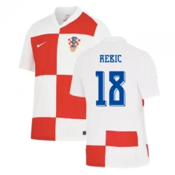 Kroatien Rebic #18 Heim Trikot EM 2024 Fußballtrikot