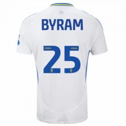 Leeds United Byram #25 Heim Trikot 2024/25 Fußballtrikot