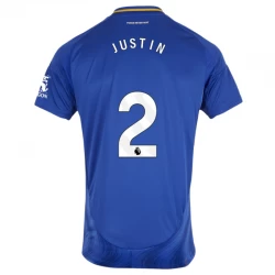 Leicester City Justin #2 Heim Trikot 2024/25 Fußballtrikot
