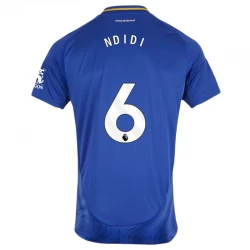 Leicester City Ndidi #6 Heim Trikot 2024/25 Fußballtrikot