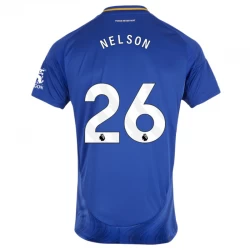 Leicester City Nelson #26 Heim Trikot 2024/25 Fußballtrikot