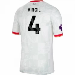 Liverpool FC Virgil van Dijk #4 Ausweich Trikot 2024/25 Fußballtrikot