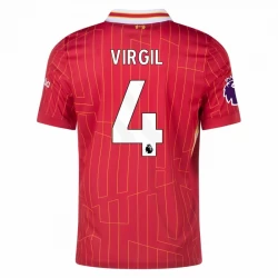 Liverpool FC Virgil van Dijk #4 Heim Trikot 2024/25 Fußballtrikot
