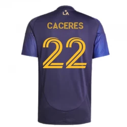 Los Angeles Galaxy Caceres #22 Auswärts Trikot 2025/26 Fußballtrikot