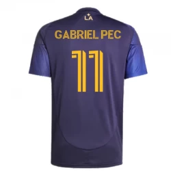 Los Angeles Galaxy Gabriel Pec #11 Auswärts Trikot 2025/26 Fußballtrikot