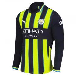 Manchester City Auswärts Trikot 2024/25 Langarm Fußballtrikot