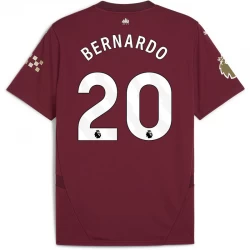Manchester City Bernardo Silva #20 Auswärts Trikot 2024/25 Fußballtrikot