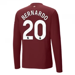 Manchester City Bernardo Silva #20 Ausweich Trikot 2024/25 Langarm Fußballtrikot