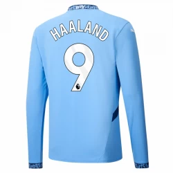 Manchester City Erling Haaland #9 Heim Trikot 2024/25 Langarm Fußballtrikot