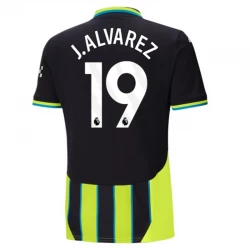 Manchester City J. Alvarez #19 Auswärts Trikot 2024/25 Fußballtrikot