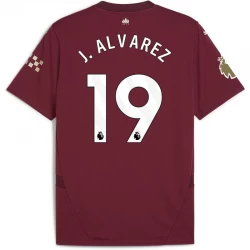 Manchester City J. Alvarez #19 Ausweich Trikot 2024/25 Fußballtrikot