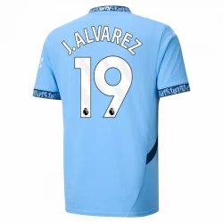 Manchester City J. Alvarez #19 Heim Trikot 2024/25 Fußballtrikot