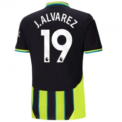 Manchester City J. Alvarez #9 Auswärts Trikot 2024/25 Fußballtrikot